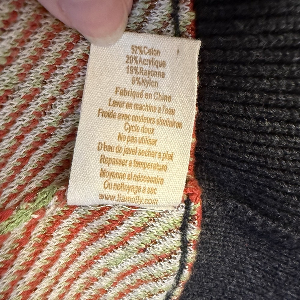 Anthropologie Lia Molly New Orleans Holiday Fern Hooded Cardigan XS Boho Artsy - Picture 10 of 14